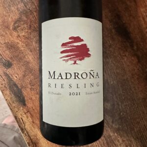 Madrona 2021 Estate Bottled Riesling